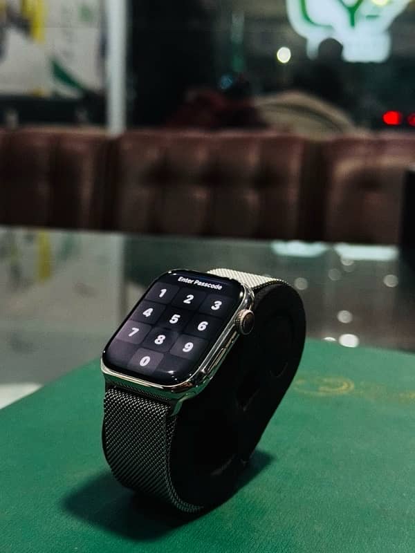 Apple watch Series 7 Stainless Steel With full box 4