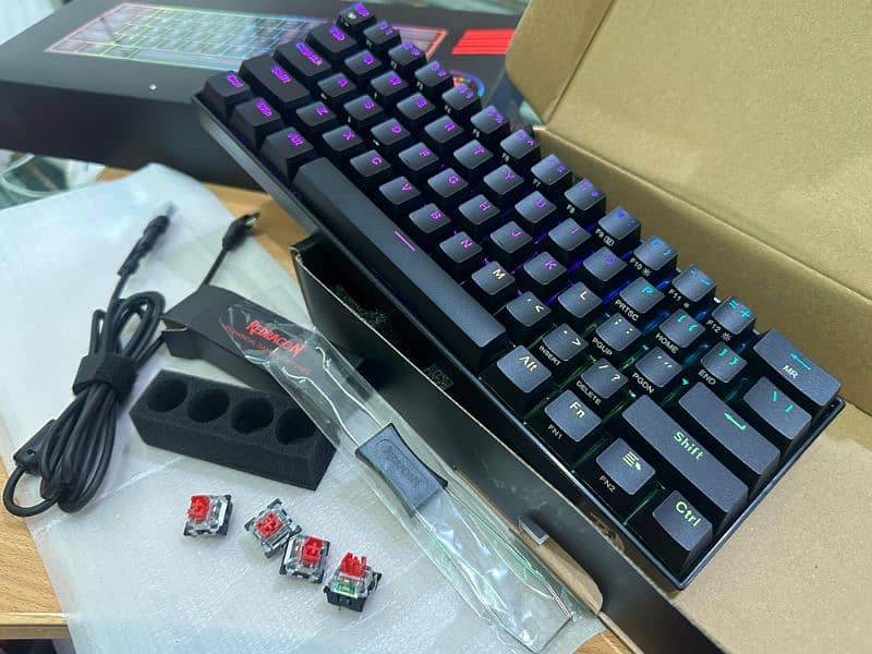 Redragon k350 RGB wireless mechanical lightning Keyboard 4