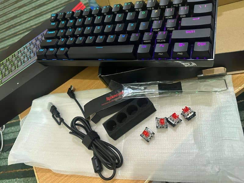 Redragon k350 RGB wireless mechanical lightning Keyboard 6