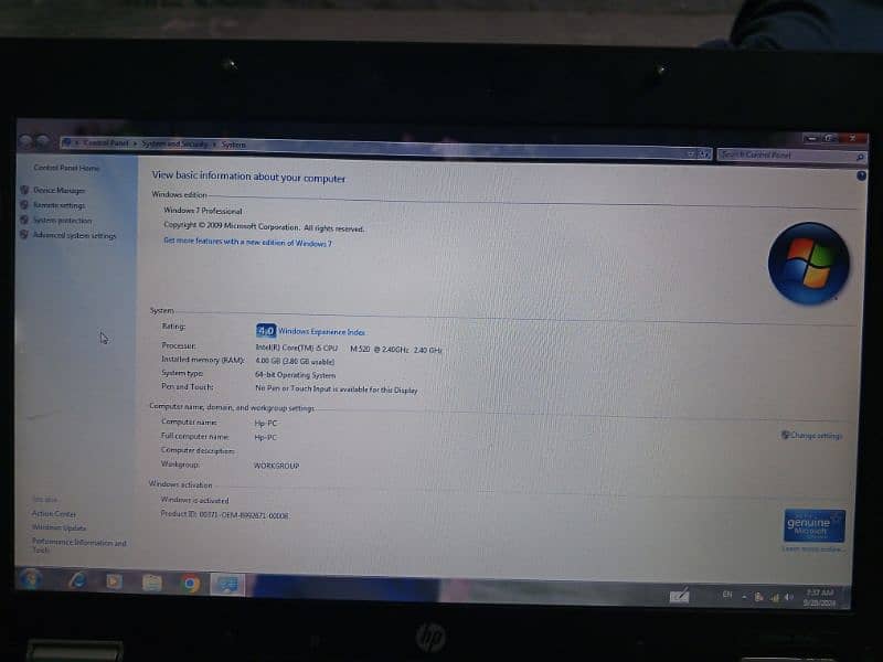 HP core i5 1st generation laptop for sale 1