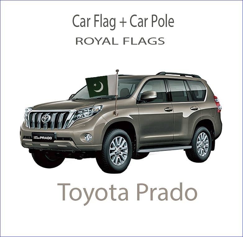 Pakistan flag + car flag pole , 03008003560 12