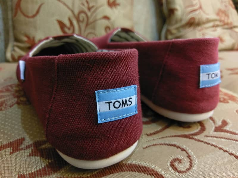 TOMS Black Cherry Casual Shoes UK 8 2