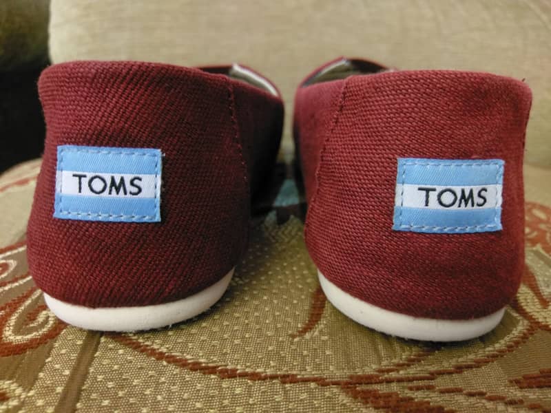 TOMS Black Cherry Casual Shoes UK 8 9