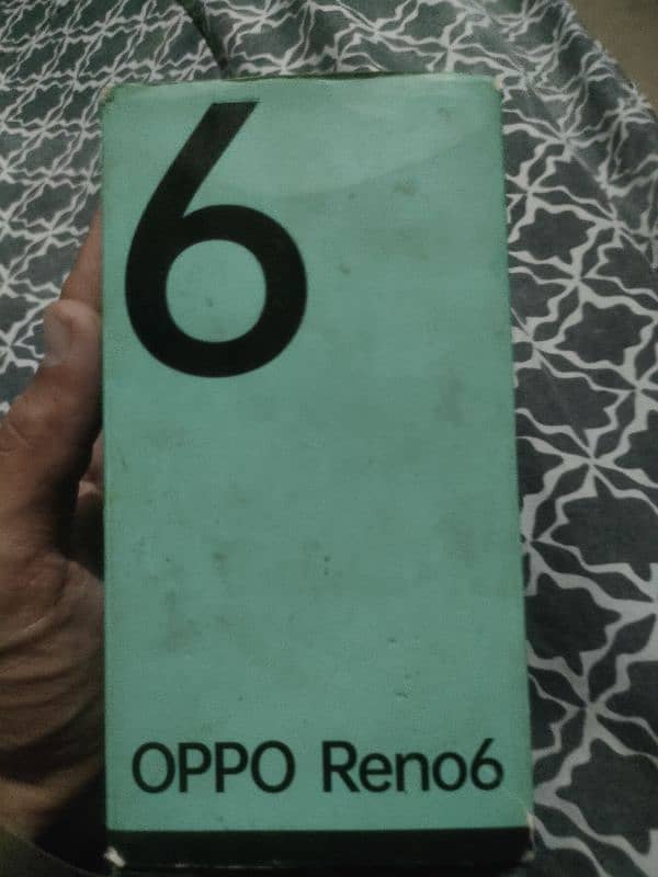 OPPO RENO 6 BACK CRACK HAI BILKUL TOTI HOI BAQI OK COMPLETE BOX SATH 7