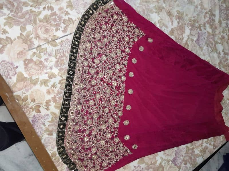 Bridal lehnga with full embroidery 0