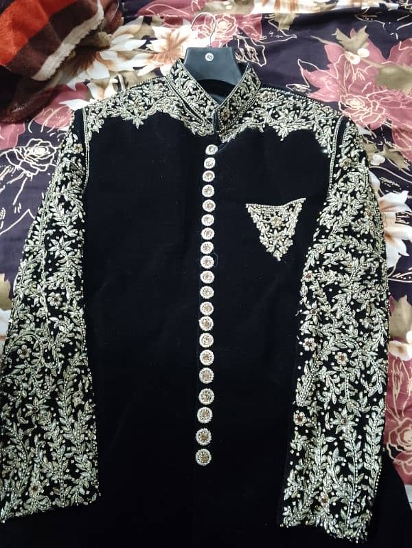 Wedding Sherwani with Kulla & Khussa For sale 1