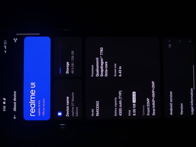 Realme GT MASTER URGENT SALE 5