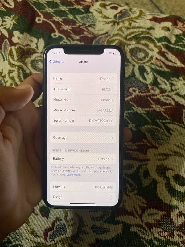 Iphone X 256GB 9