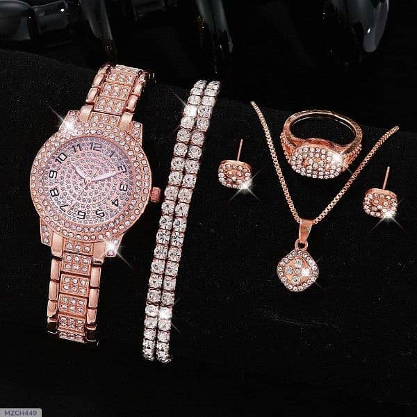 Women Fashion Watch with free jewelry 0