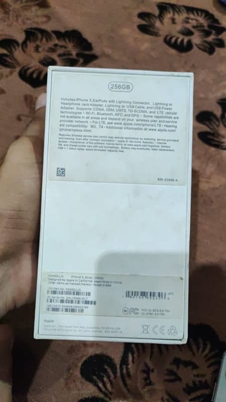 IPhone X 256gb Pta approved 1