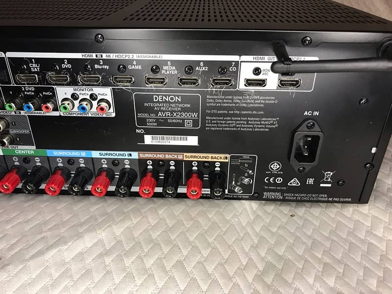 Denon X2300W 7.2 Av receiver like Yamaha Onkyo Pioneer Marantz Sony 5