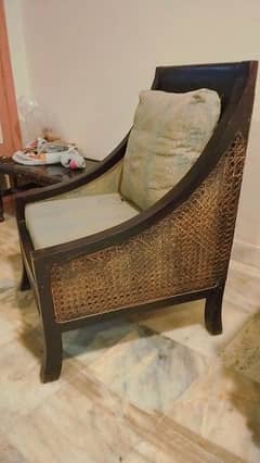 Double shaded hand woven Solid bedroom chairs