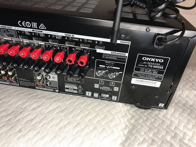 Onkyo TX-NR 555 7.2 Av receiver like Denon Marantz Pioneer Yamaha Sony 5