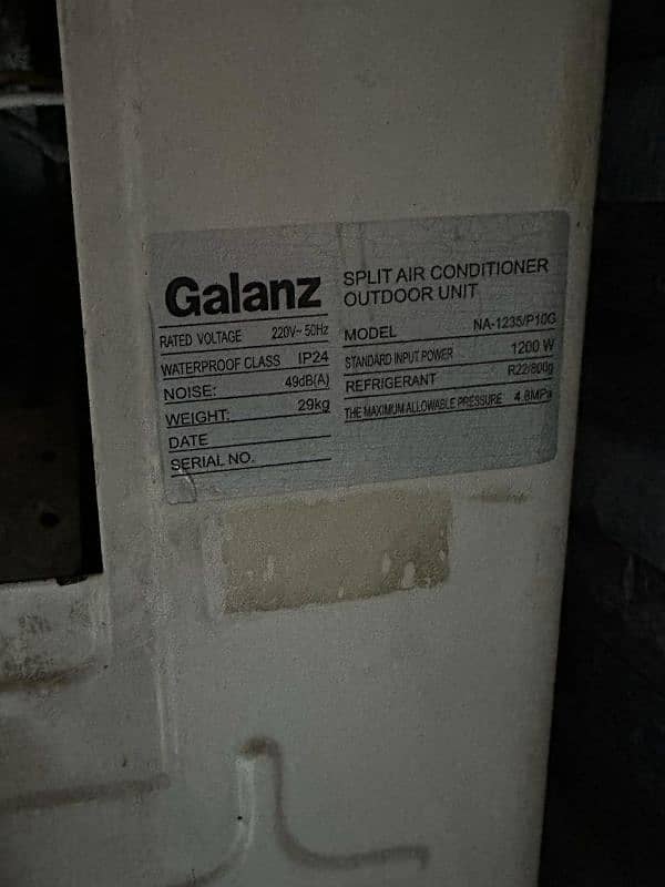 galanz air condition 4