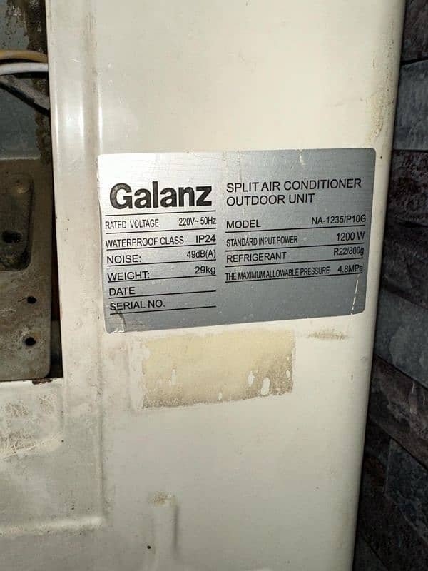 galanz air condition 5