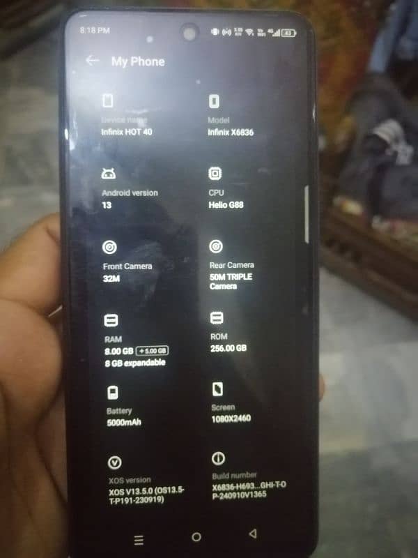 Infinix Hot 40 8/256 1