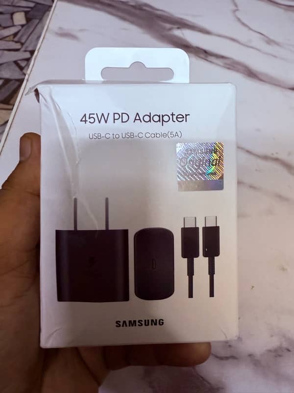 SAMSUNG S24 ULTRA BRAND NEW CHARGER 45W 2