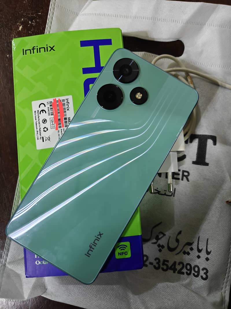 infinix Hot 30 16gb ram 128gb storage 10 by 10 condition 0