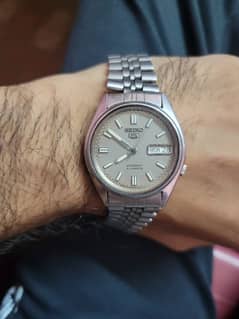 Vintage Seiko 5 Automatic Grey Dial