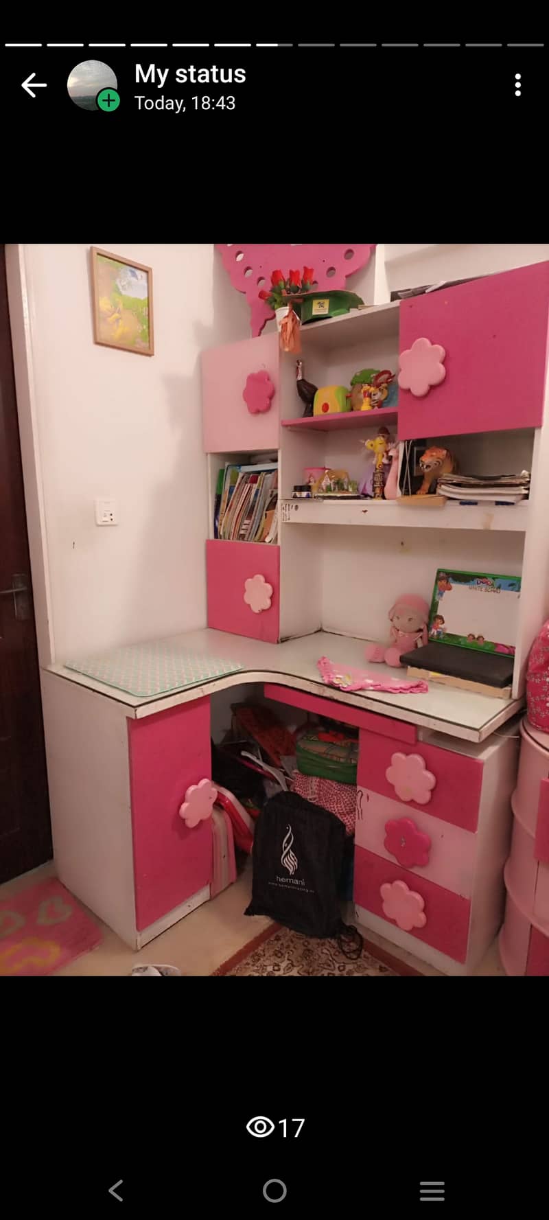 Girls beautiful bedroom set in very very reasonable price 3