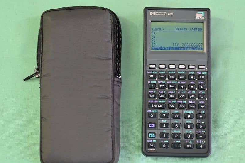 HP-48G graphing scientific programmable calculator HP Casio 1