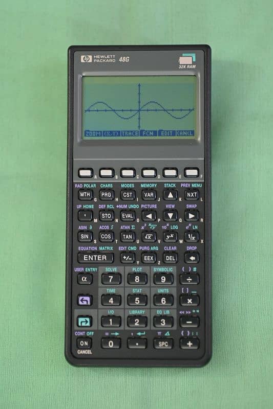 HP-48G graphing scientific programmable calculator HP Casio 2