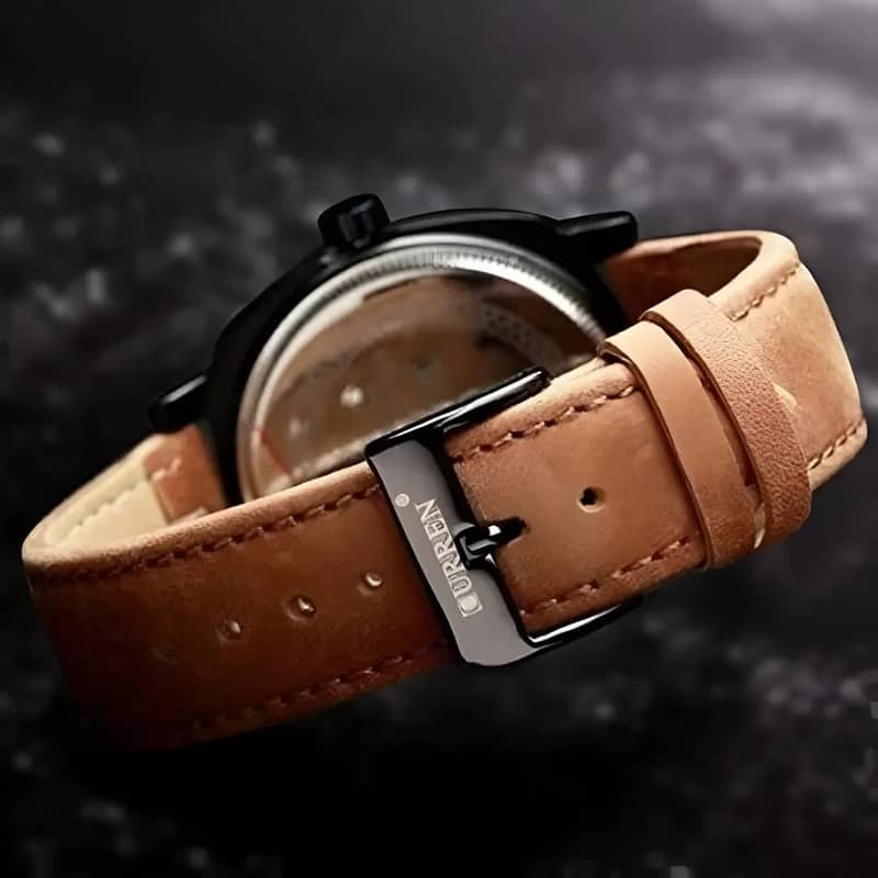 Leather Strap Watch – Elegant Style Meets Timeless Craftsmanship 2