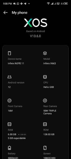 infinix note 11