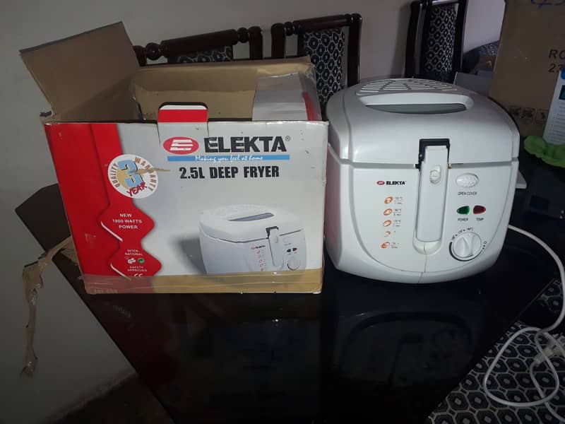 Electric deep fryer 1