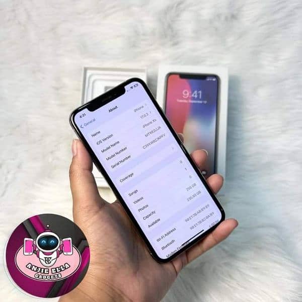 iphone x with complete box 0340=69=50=368 whatsapp number 3