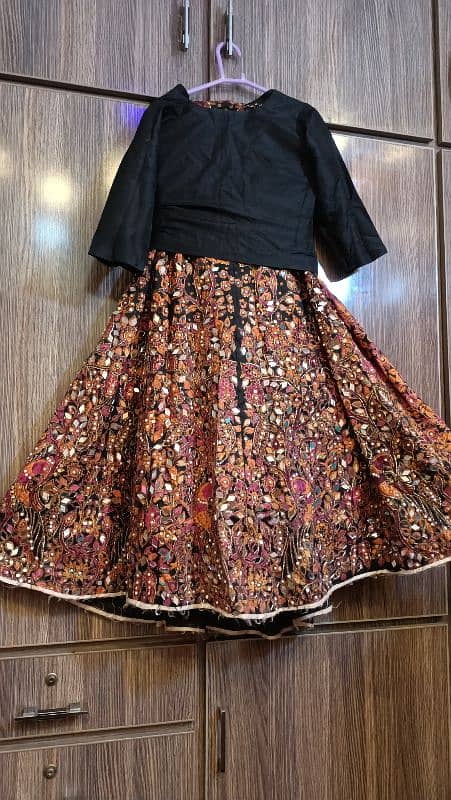 black lengha small size 0