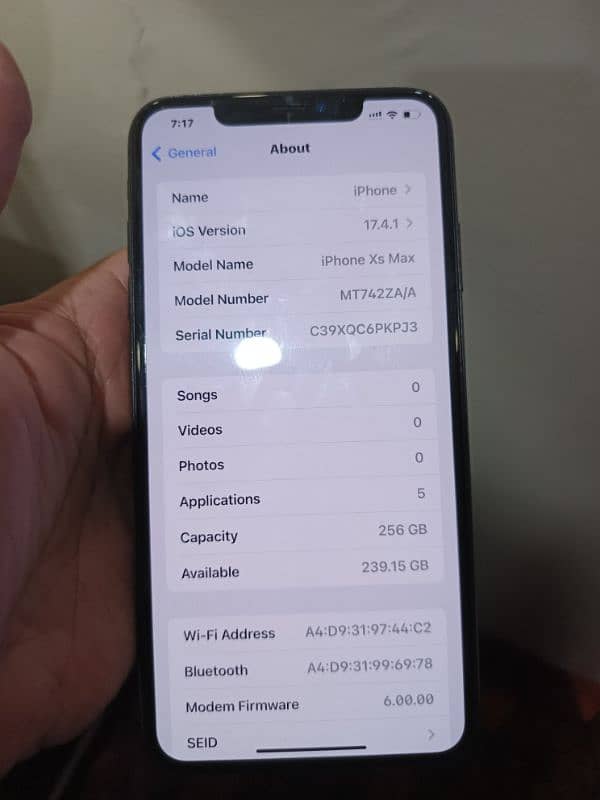 iphone xs max 256 gb 2