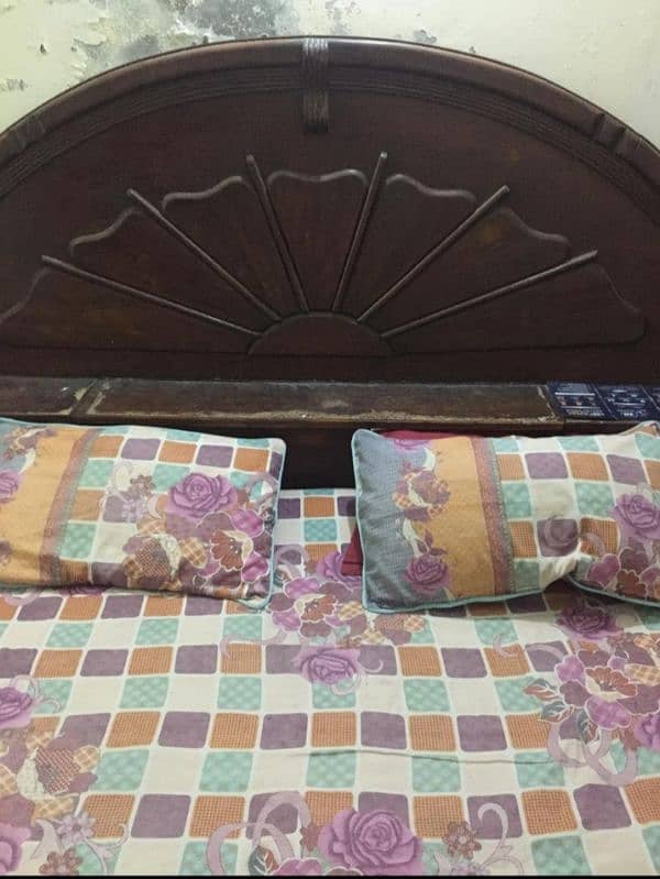 wooden bed without mattress 2