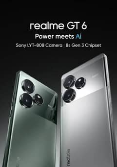 Realme GT6 16/512 Box Pack Available