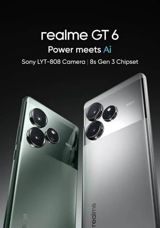 Realme GT6 16/512 Box Pack Available 0