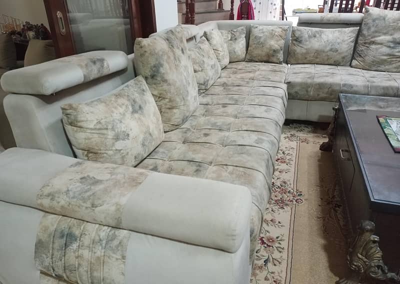 L shape sofa set for sale 2