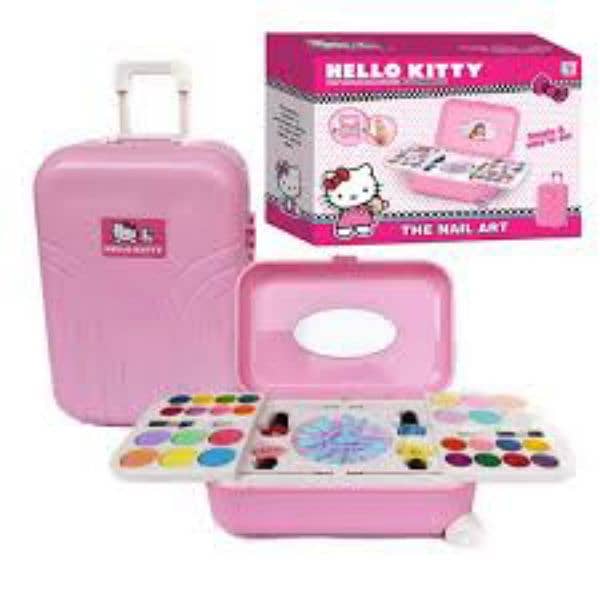 2 In 1 Makeup Kit And Nail Art Kit For Kids Real Makeup (New) 1