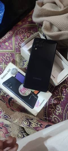 samsung A22 4+128 with box 0