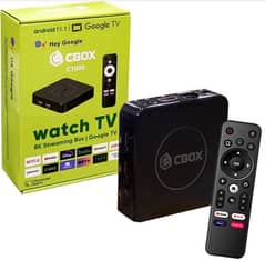 CBox Smart TV Android Box 2GB 16GB Android 15.1 Voice Remote