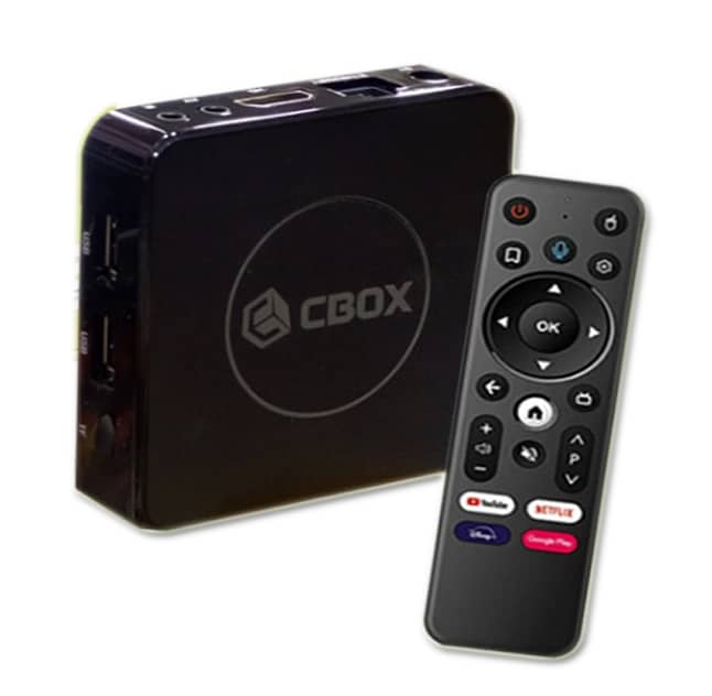 CBox Smart TV Android Box 2GB 16GB Android 15.1 Voice Remote 2