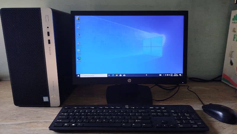 HP ProDesk 400 G4 i5 - 7th Generation 8+1TB HDD &  20 Inches Wide LED 7