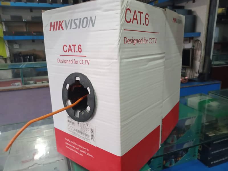 Cat 6 Cable / networking / cctv Cameras / Hikvision / ip cameras 3