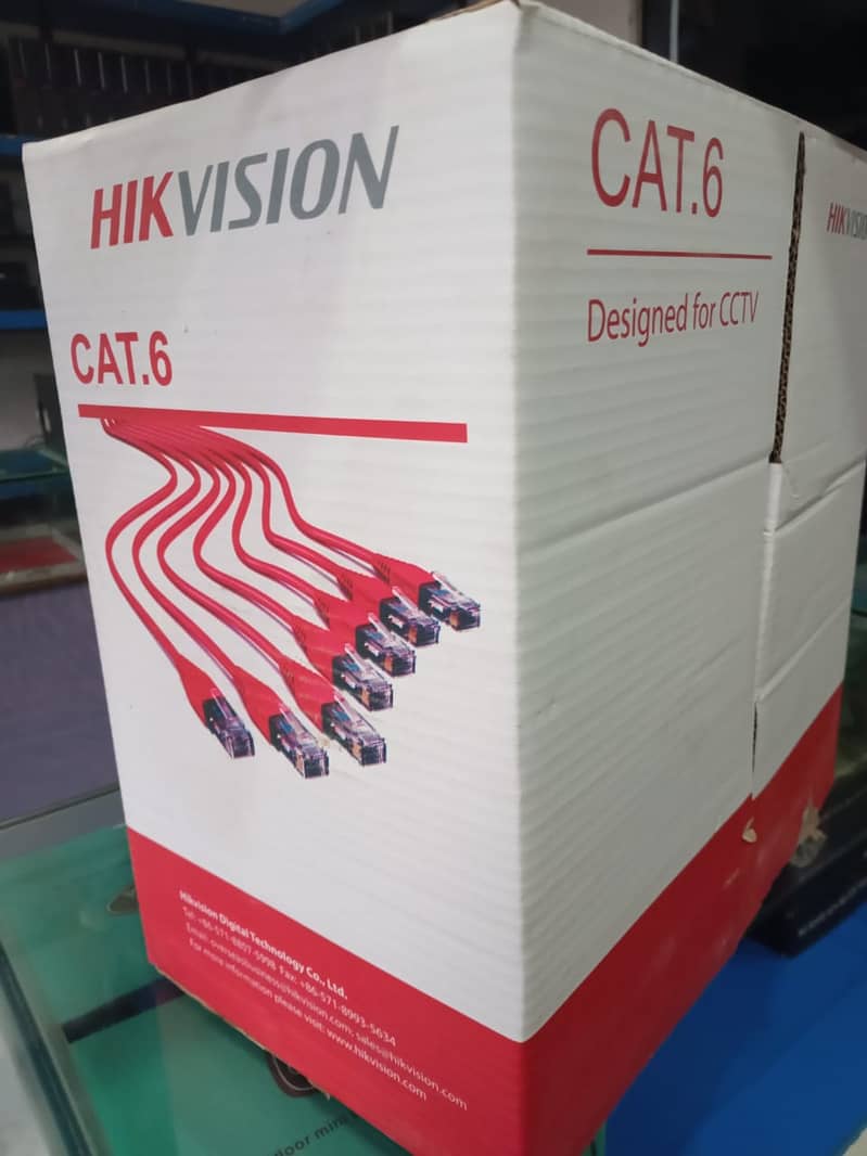 Cat 6 Cable / networking / cctv Cameras / Hikvision / ip cameras 4