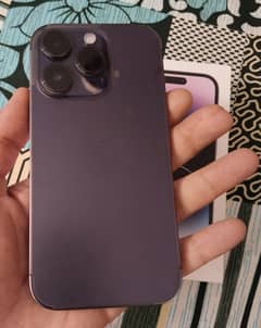 Iphone 14 pro 128 gb (deep purple )PTA approved