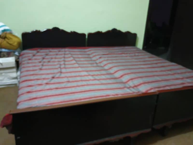 pure tali wood  bed 2