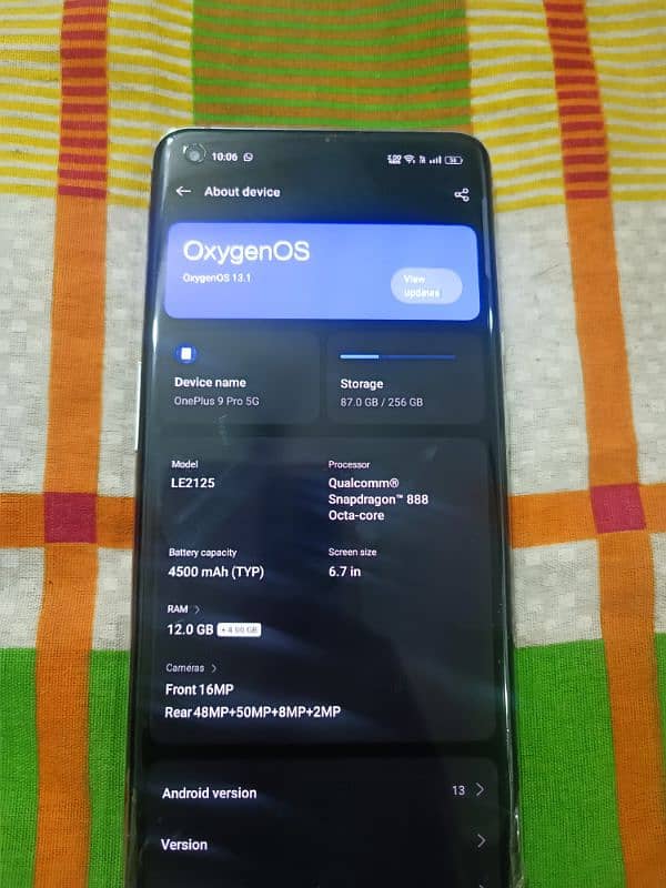 Oneplus 9 pro in 9.5/10 condition single sim 3