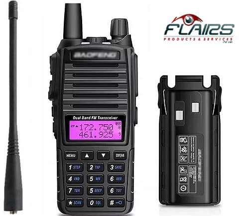 Baofeng UV 82 Brand new walkie talkie - Two way radio set 8W longrange 3