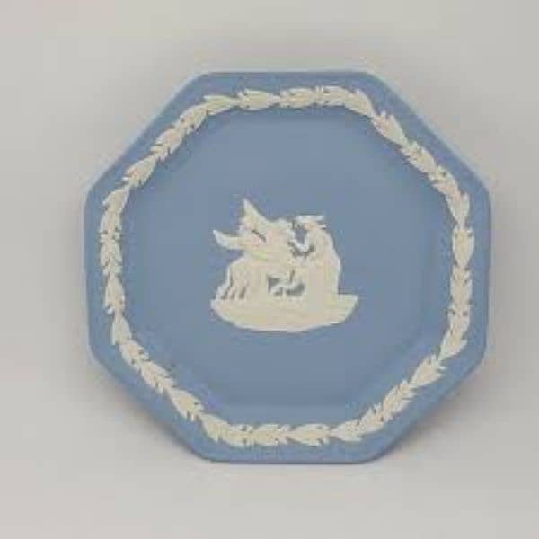 Wedgewood Jasperware Octogonal Trinket Plate 1