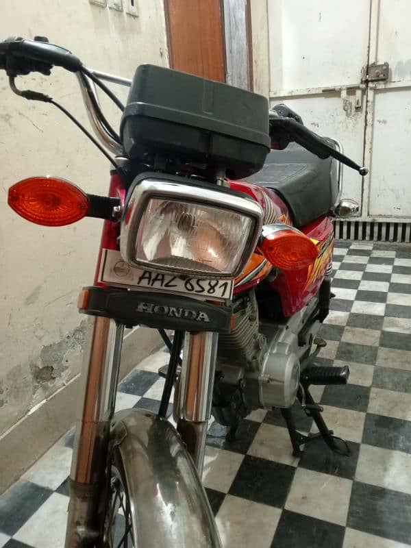 Honda cg 125 20/21 head side pack all punjab num 5