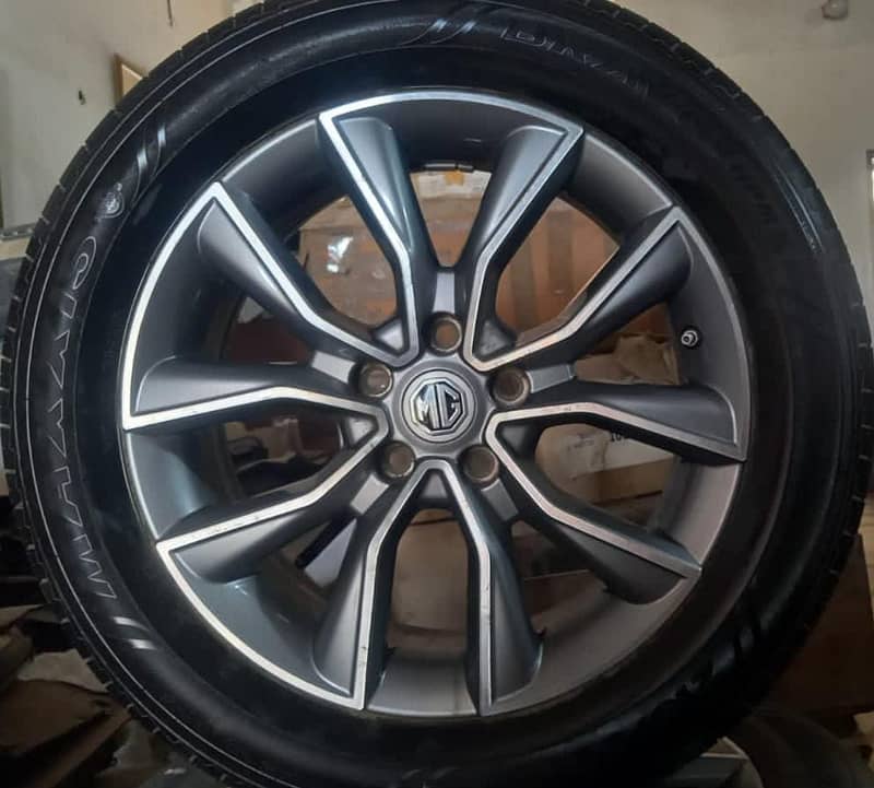 MG Tyres With Alloyrim 4 pcs Urgent Sale 0